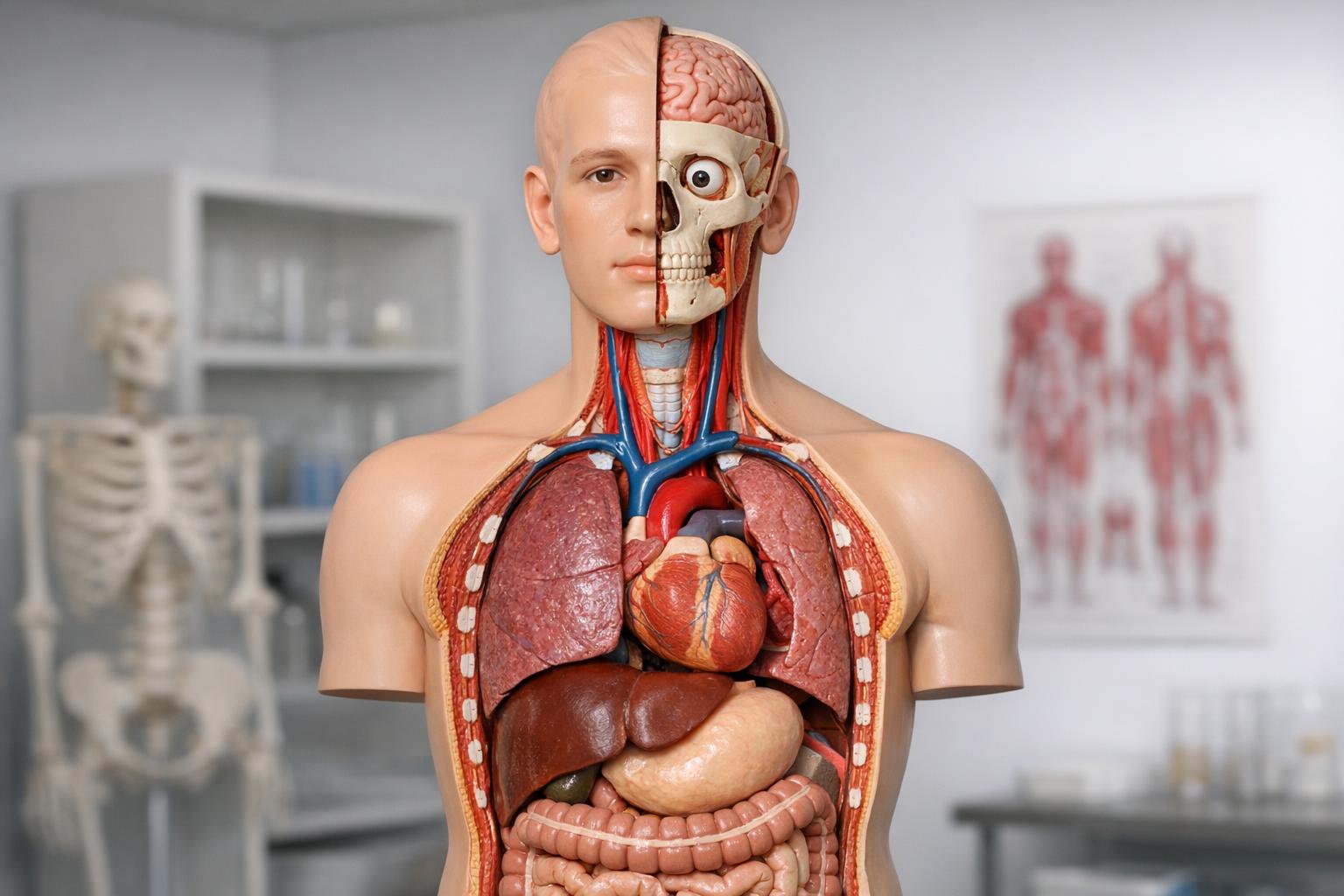 zdjęcie anatomicznego modelu człowieka